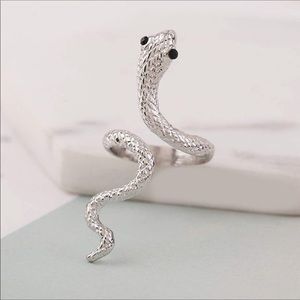 Statement Snake Ring New Stainless Adjustable